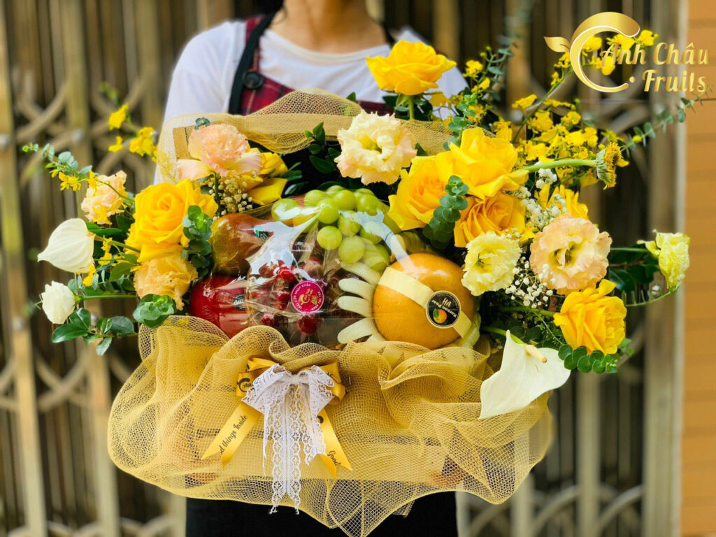 LẴNG HOA QUẢ TƯƠI NGON TRANG TRÍ ĐẸP MẮT TẠI HÀ NỘI